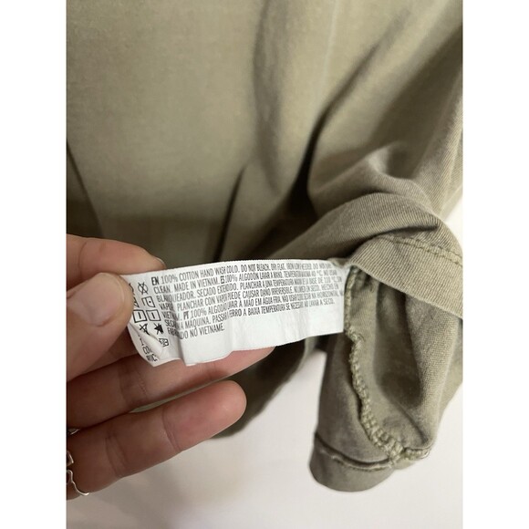 Forever 21 Women's Small Olive Green Cotton Sleeveless Pocket Tank Top - Picture 4 of 5